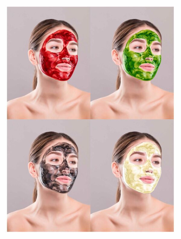 Color Mask von Utsukusy Cosmetics mit den vier verschiedenen Farben