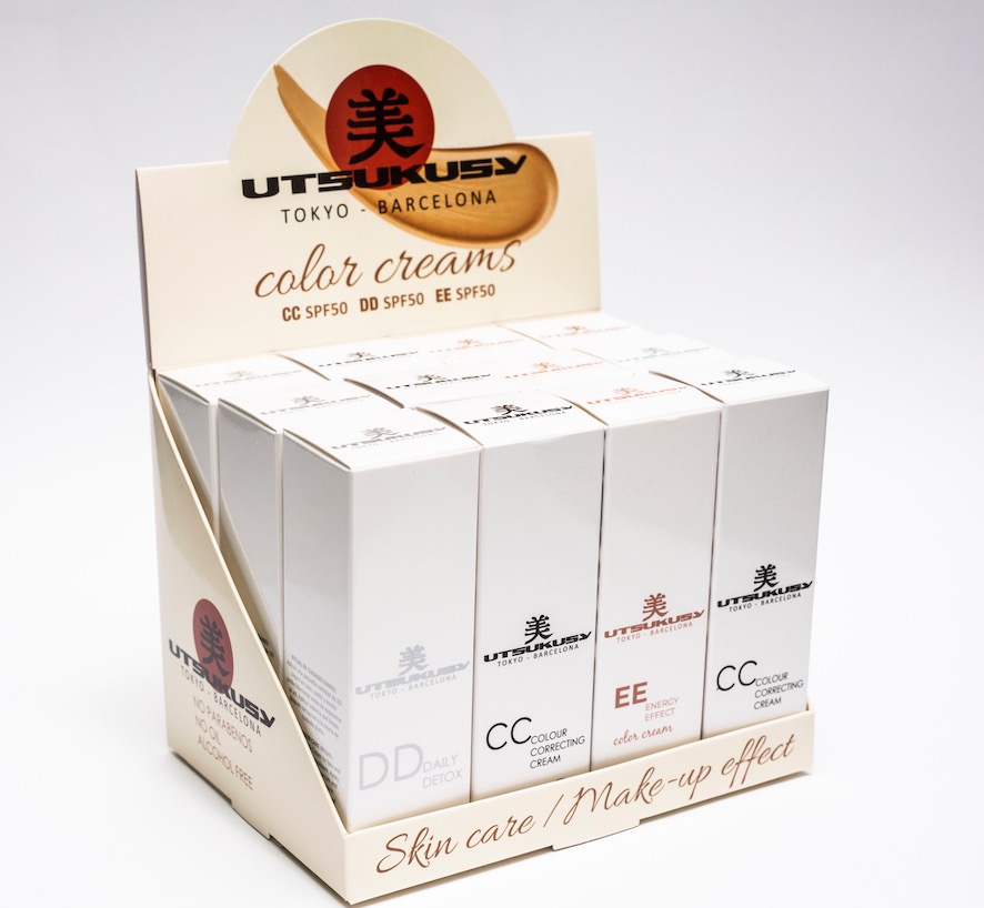 CC-Cream, DD-Cream und EE-Cream mit LSF 50