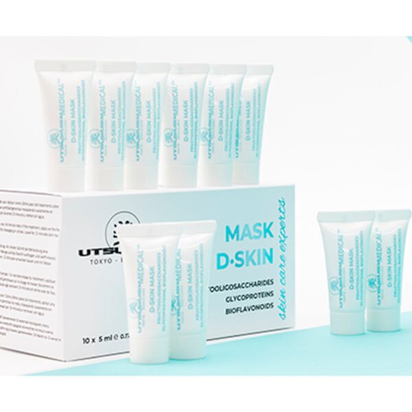 D Skin Mask - sterile Vitamin D Gesichtsmaske mit Nectaria Lithops von Utsukusy Cosmetics