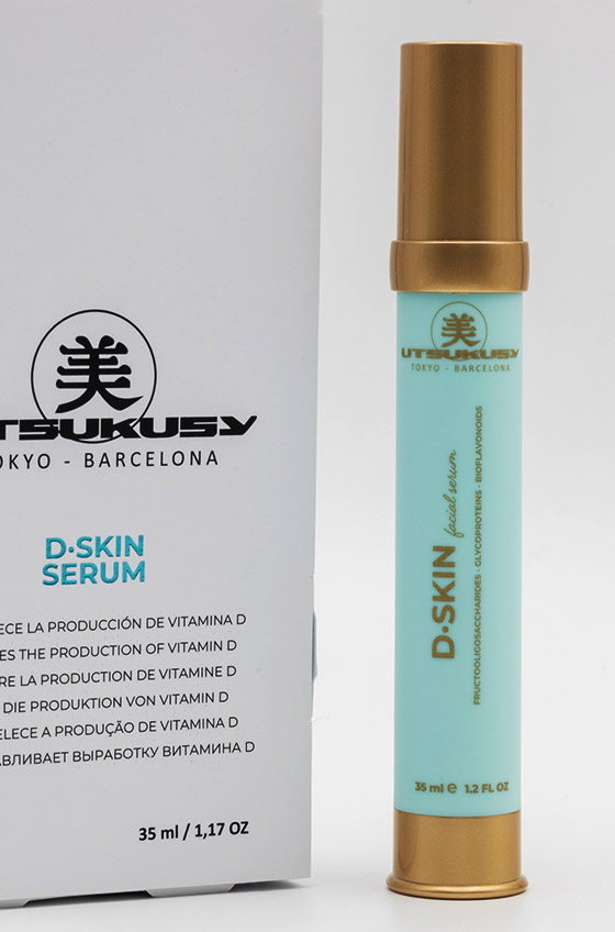 Gesichtsserum D Skin von Utsukusy Cosmetics für die Verbesserung der Vitamin-D Produktion