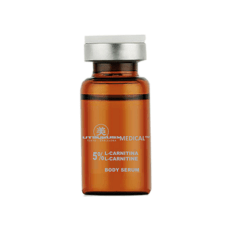 Ampulle mit 5% L-Carnitin Serum von Utsukusy - steriles Microneedling Serum für professionelle Anwender bei lokalen Fettdepots, Cellulite an Beinen, Bauch, Gesäß, Armen u. Rücken