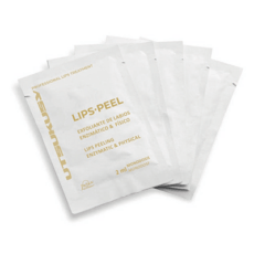 Lippen Peeling & Lippen Vliesmasken Set von Utsukusy. Ideal zur Vor- u. Nachbehandlung bei Microneedling
