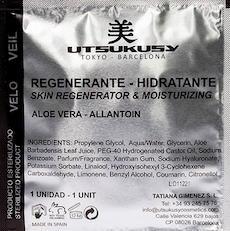 Regenerationsmaske von Utsukusy - sterile Vliesmaske mit Aloe Vera u. Hyaluronsäure - ideal nach Microneedling mit Dermapen o. Dermaroller