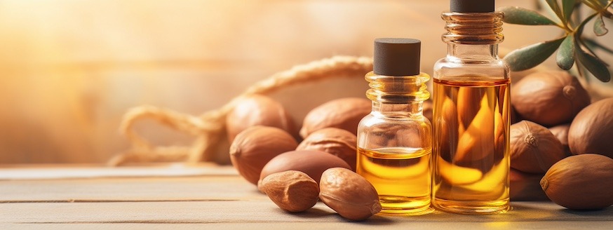 Arganfrüchte und Arganöl häufig in den Produkten von Morjana Cosmetiques