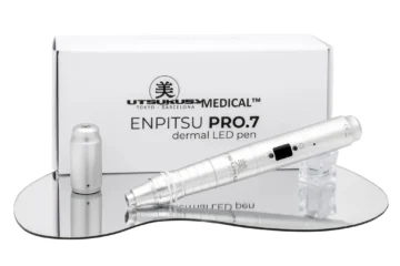 Der beste Dermapen von Utsukusy Cosmetics mit 7 unterschiedlichen Farben und 7 Geschwindigkeiten