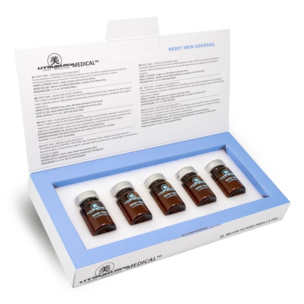 Reset Skin Cocktail von Utsukusy Cosmetics - PDRN Microneedling Serum mit Clarivine