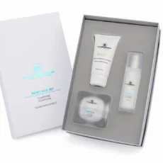 Reset Skin Gesichtspflege-Set von Utsukusy sorgt mit Bijin Gesichtsreinigungscreme, Reset Skin Serum und Creme für Glass Skin Effekt